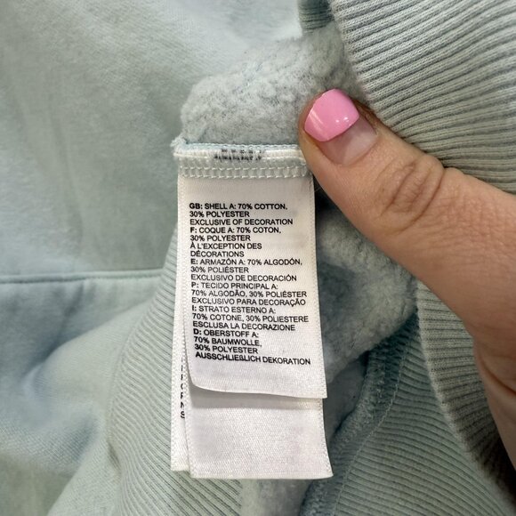 North Face Hoodie Womens Large Pullover Sweatshirt Never Stop Exploring Outdoors - Picture 5 of 12